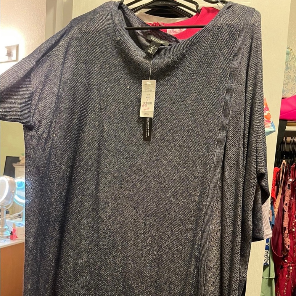 BNWT White House Black Market Blue Top